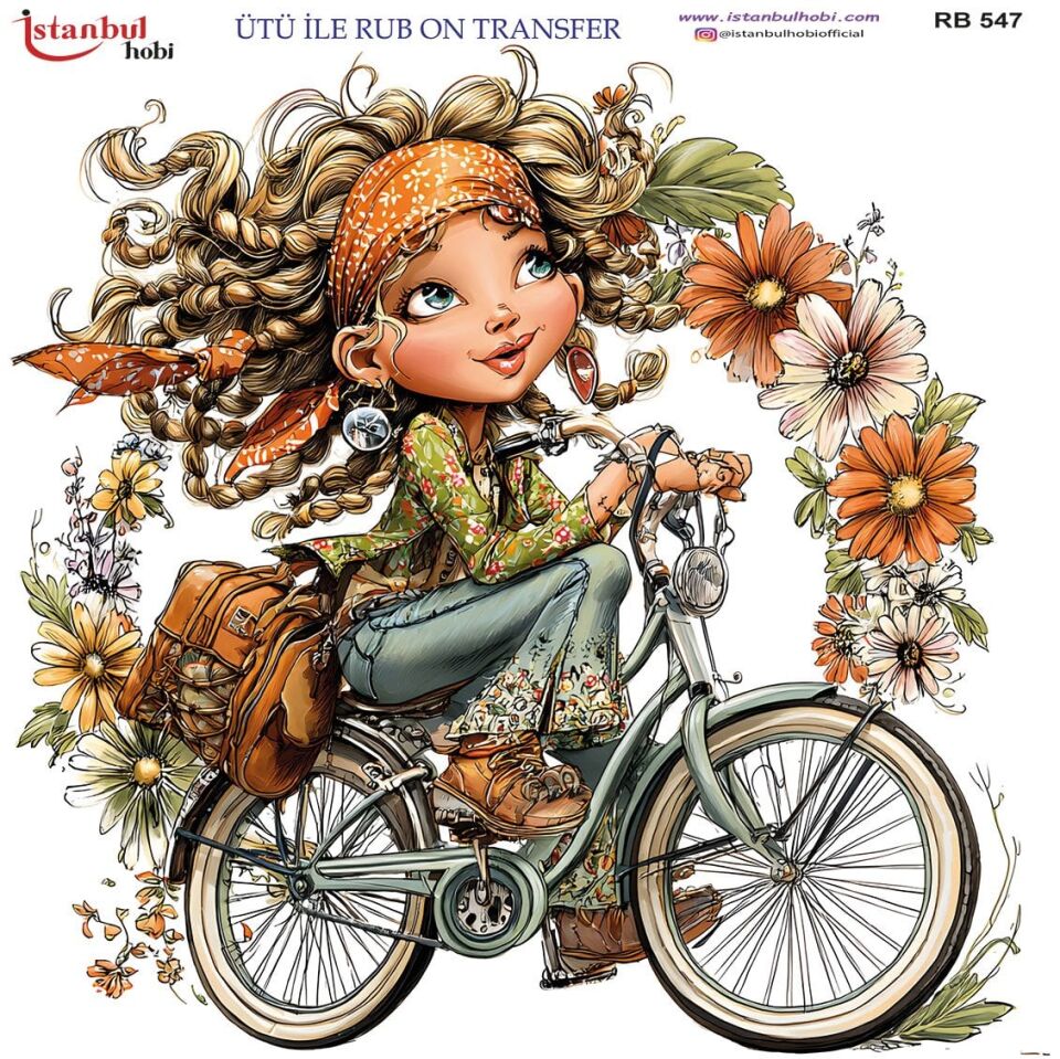 Ütü İle Rub On Transfer 30x30cm RB547