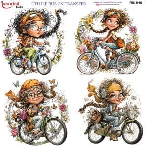 Ütü İle Rub On Transfer 30x30cm RB548