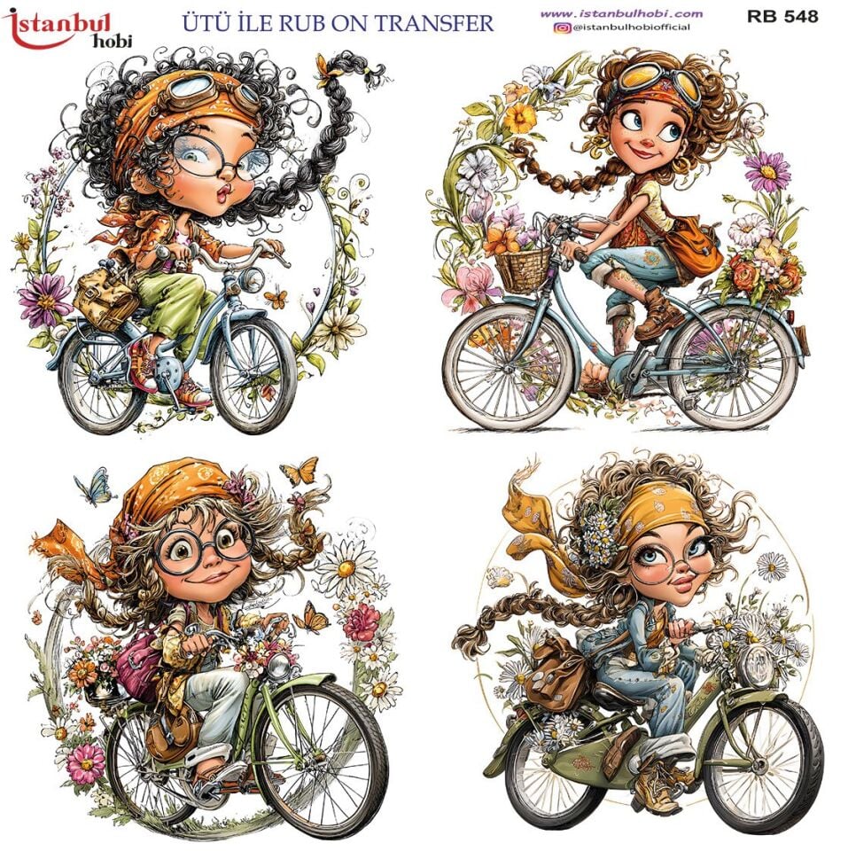 Ütü İle Rub On Transfer 30x30cm RB548