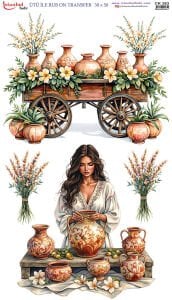 Ütü İle Rub On Transfer 30x50cm CK263