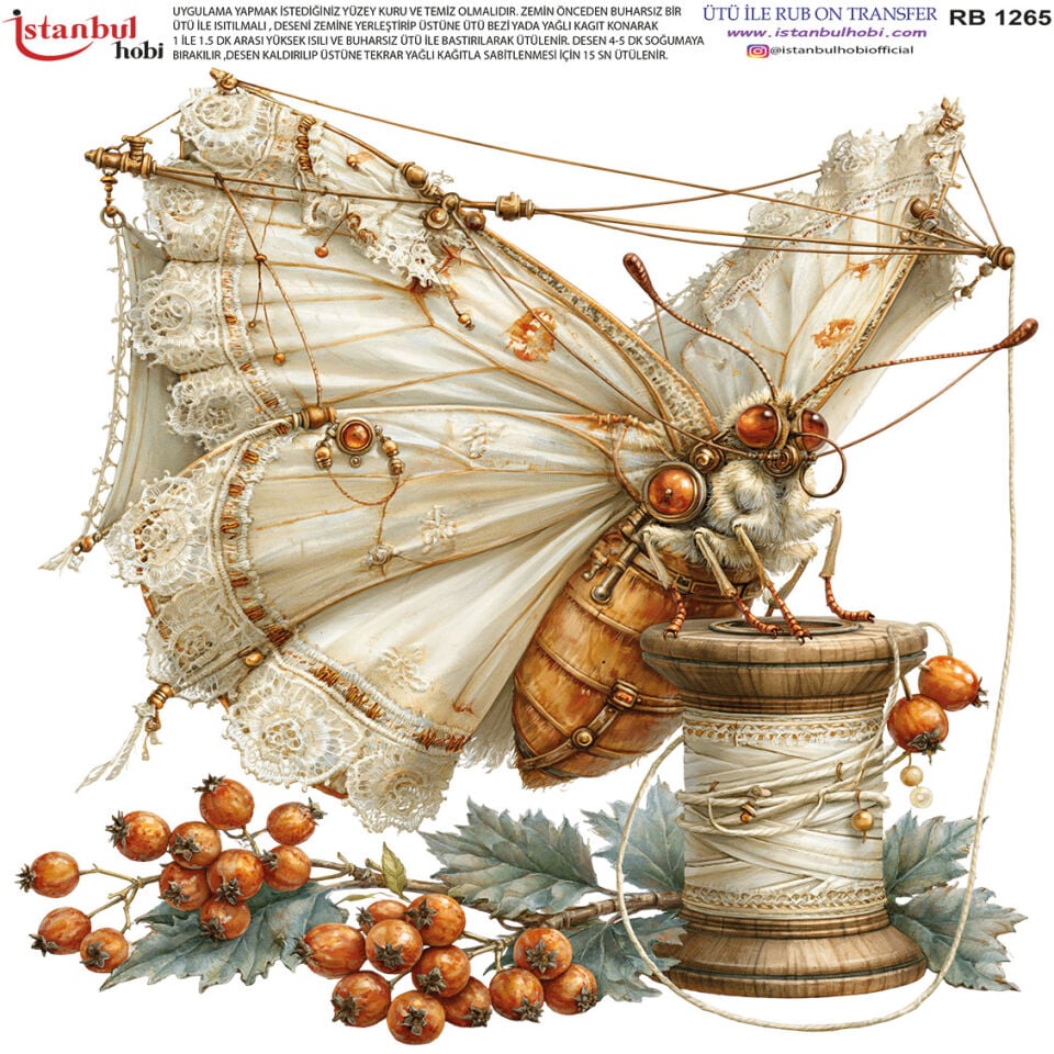 Ütü İle Rub On Transfer 30x30cm RB1265