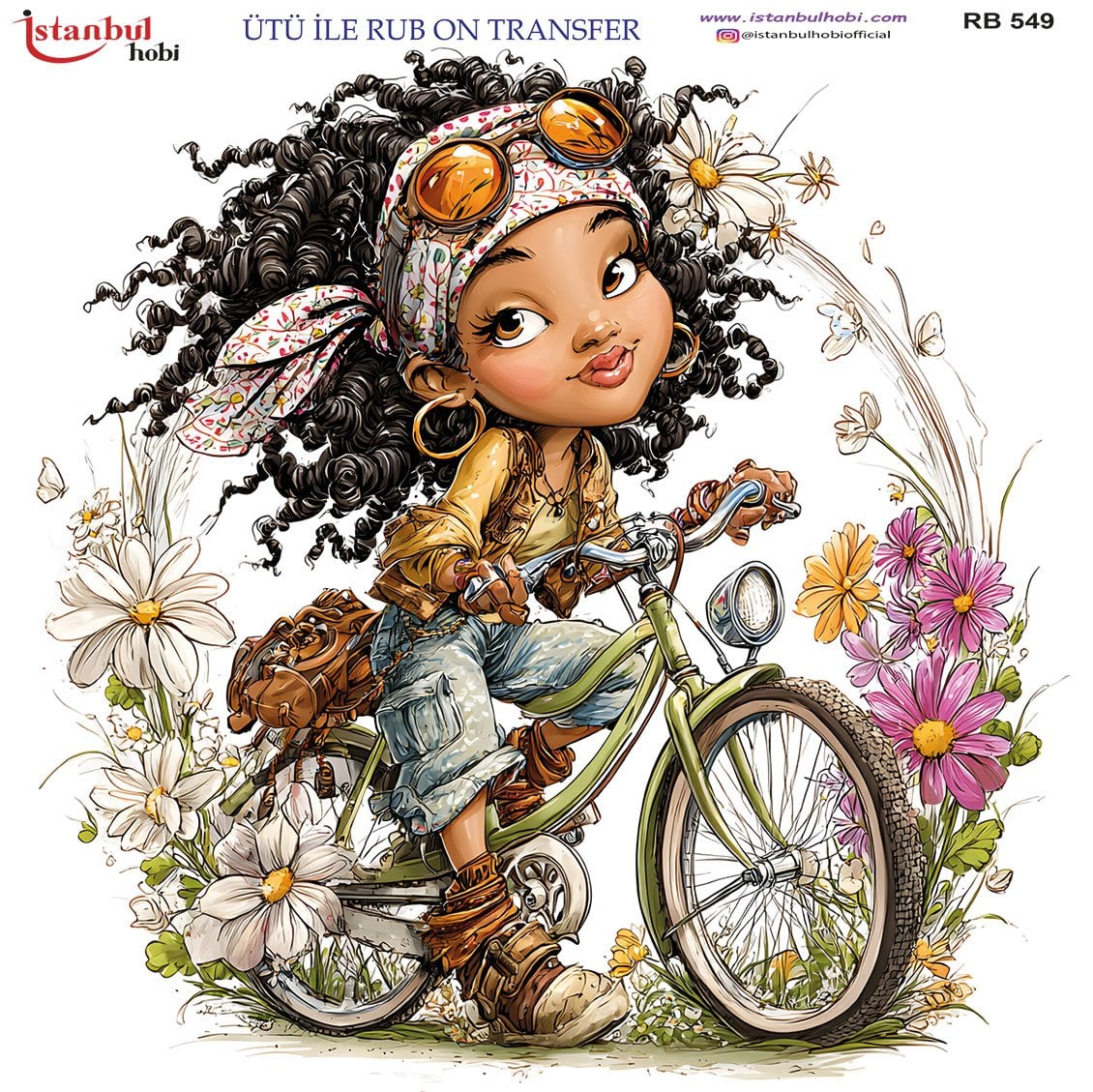 Ütü İle Rub On Transfer 30x30cm RB549