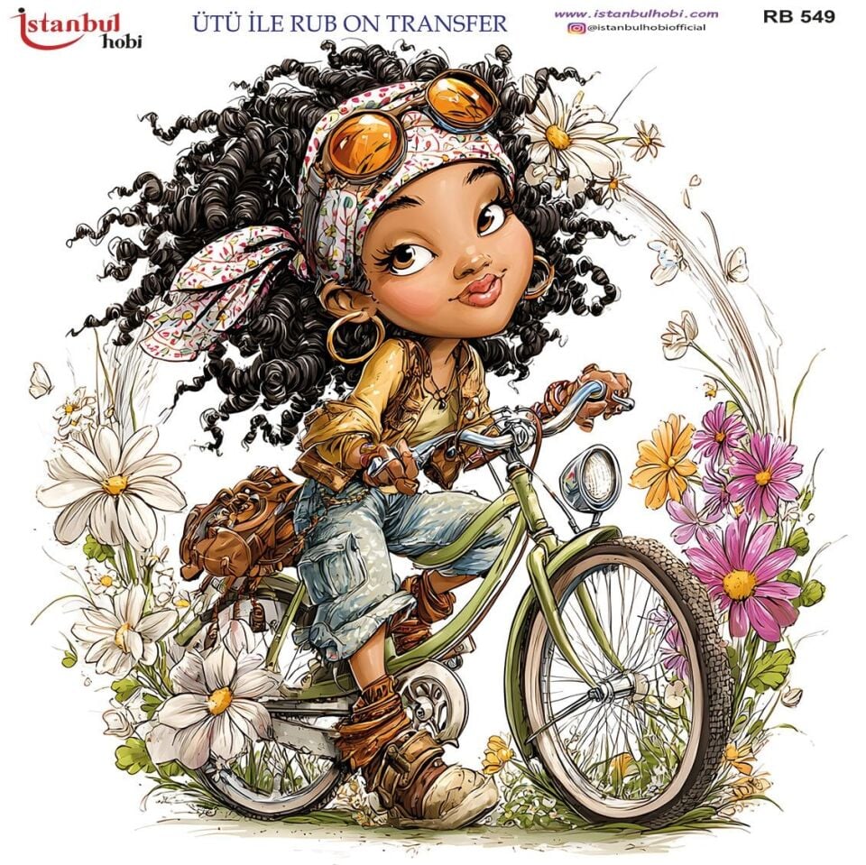 Ütü İle Rub On Transfer 30x30cm RB549