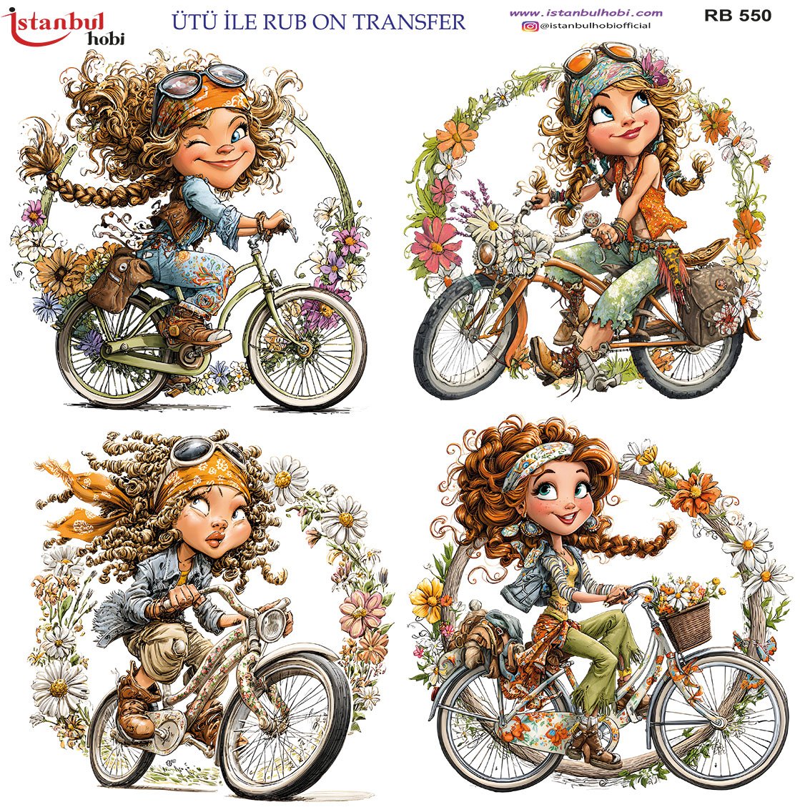 Ütü İle Rub On Transfer 30x30cm RB550