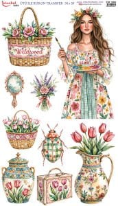 Ütü İle Rub On Transfer 30x50cm CK266