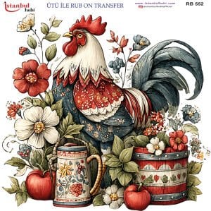 Ütü İle Rub On Transfer 30x30cm RB552