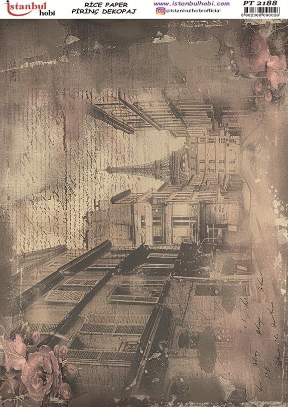 Pirinç Dekopaj Kağıdı 30x42cm PT-2188
