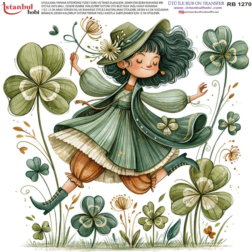 Ütü İle Rub On Transfer 30x30cm RB1270