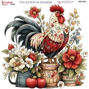 Ütü İle Rub On Transfer 30x30cm RB554
