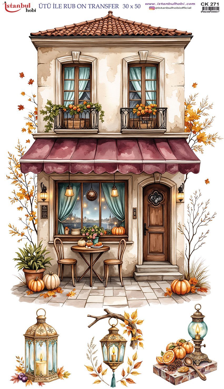 Ütü İle Rub On Transfer 30x50cm CK271