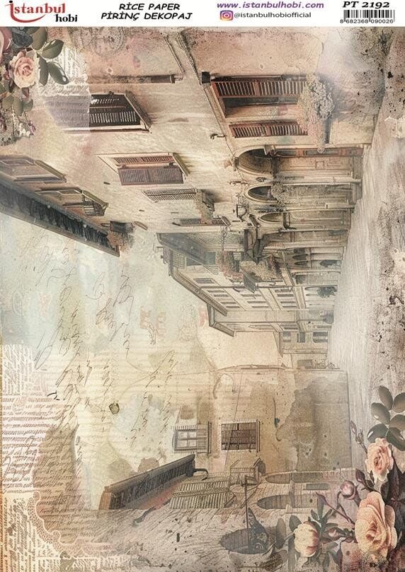 Pirinç Dekopaj Kağıdı 30x42cm PT-2192
