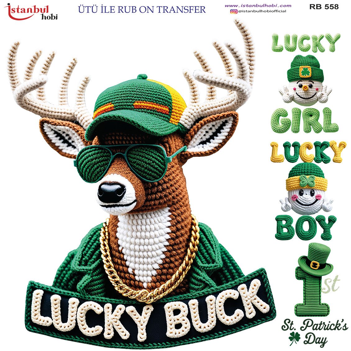 Ütü İle Rub On Transfer 30x30cm RB558