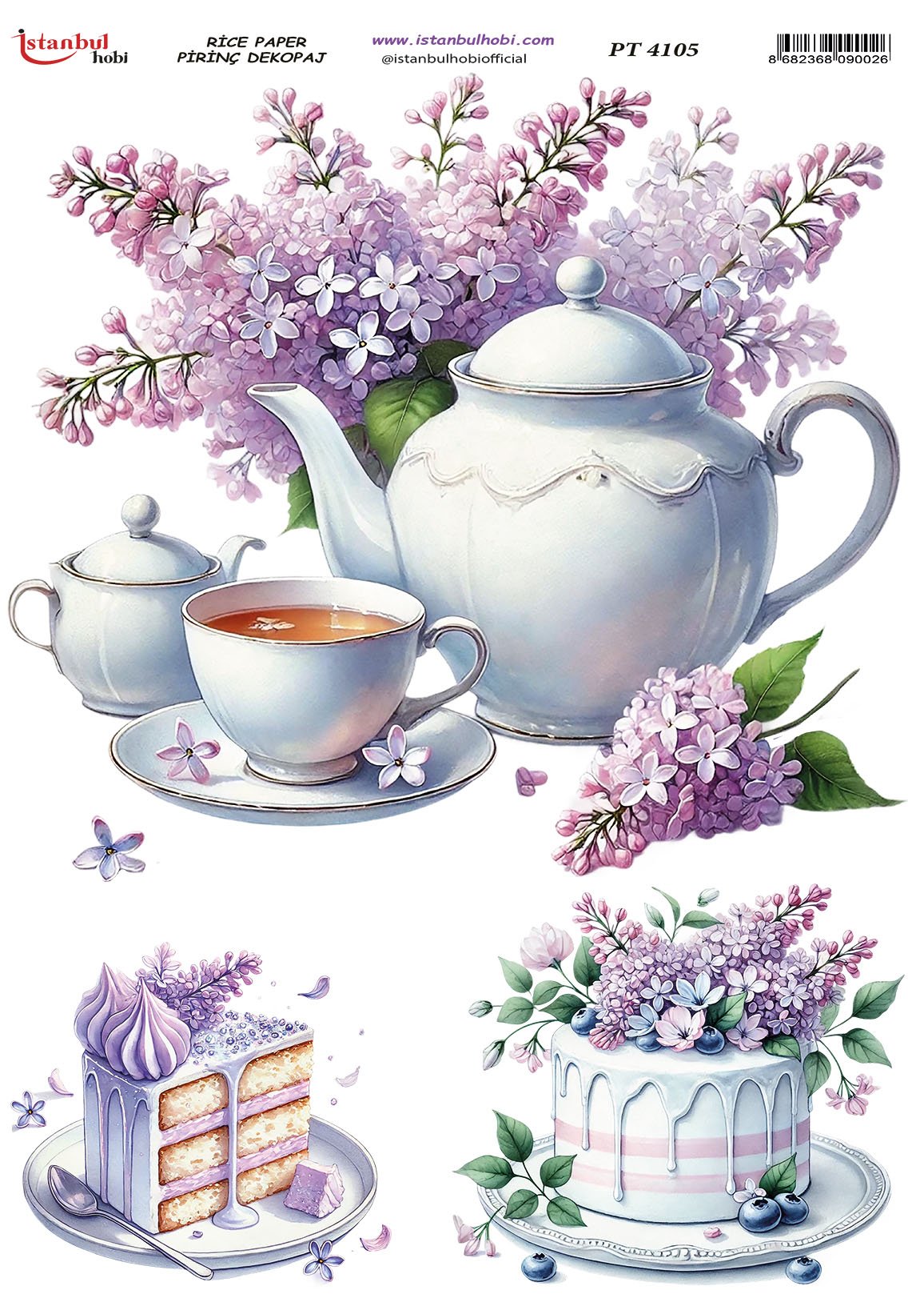 Pirinç Dekopaj Kağıdı 30x42cm PT-4105