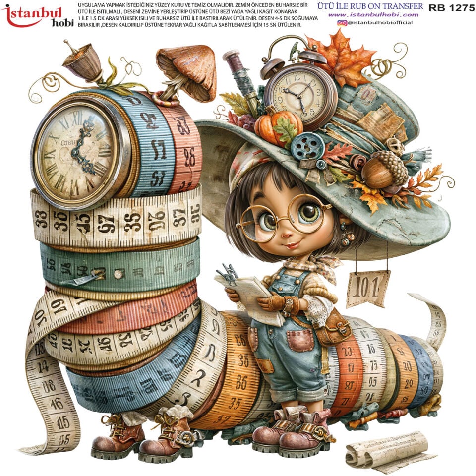Ütü İle Rub On Transfer 30x30cm RB1275