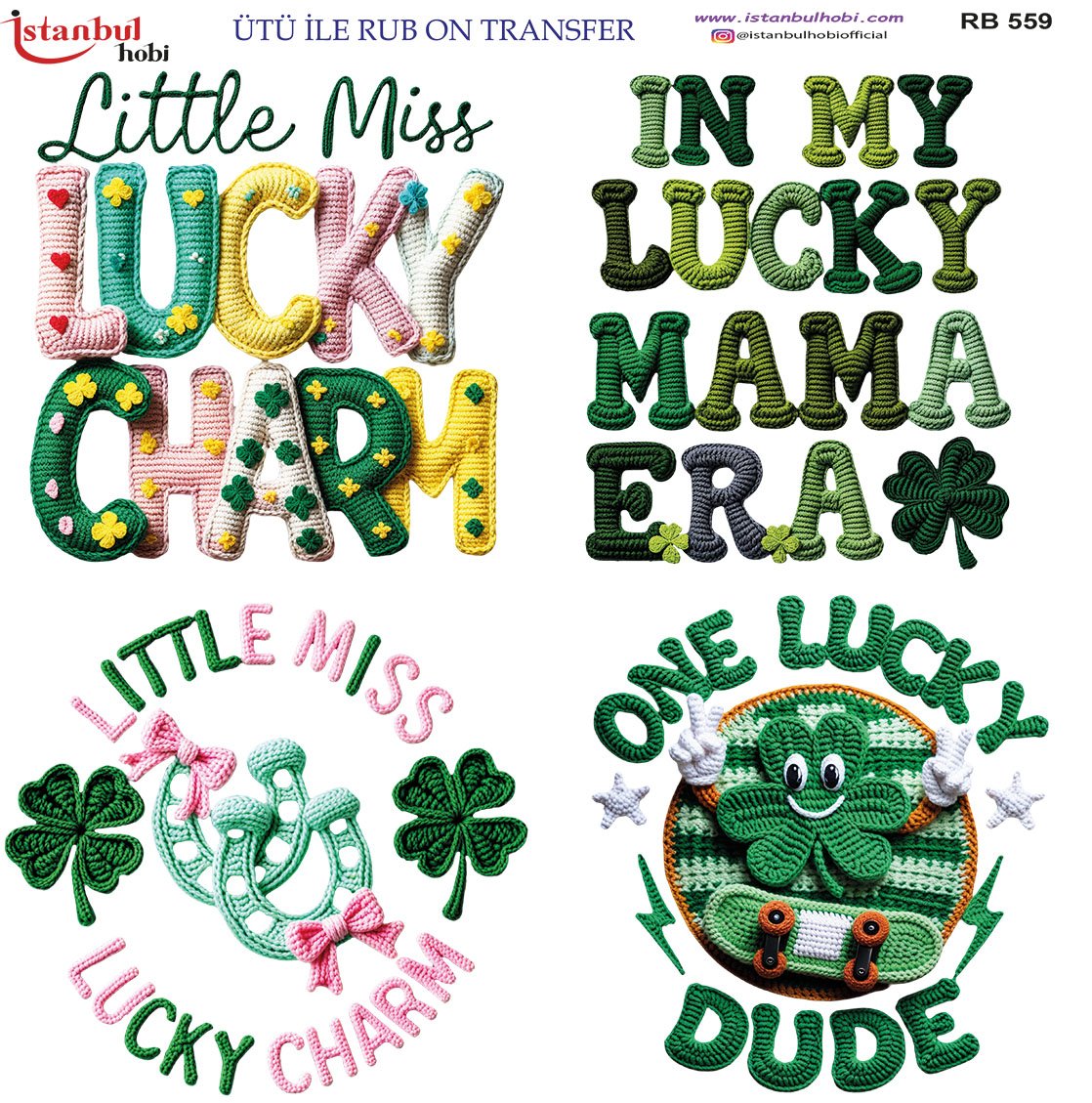 Ütü İle Rub On Transfer 30x30cm RB559