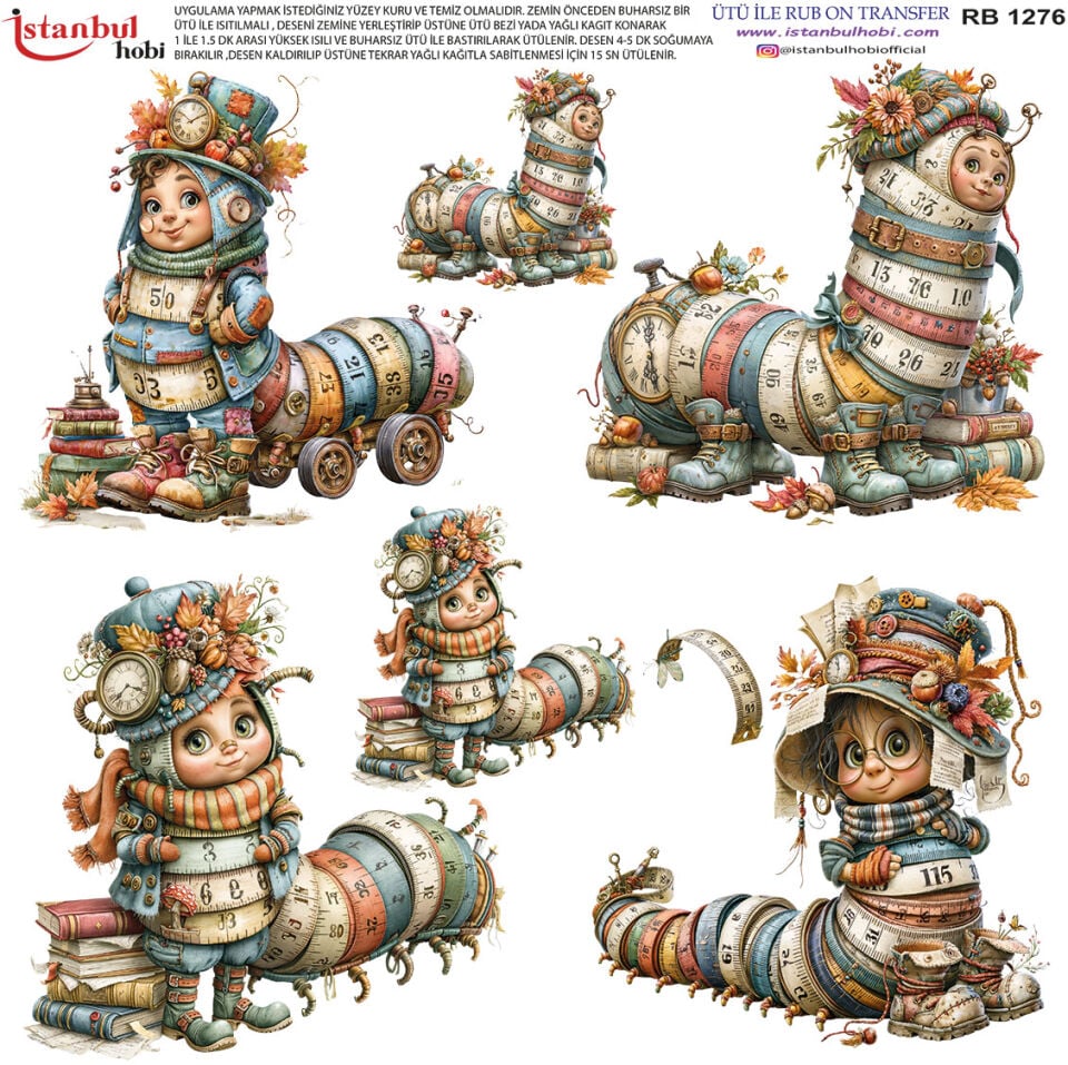 Ütü İle Rub On Transfer 30x30cm RB1276
