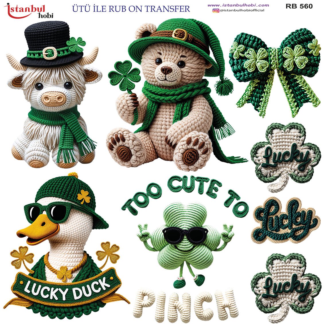 Ütü İle Rub On Transfer 30x30cm RB560