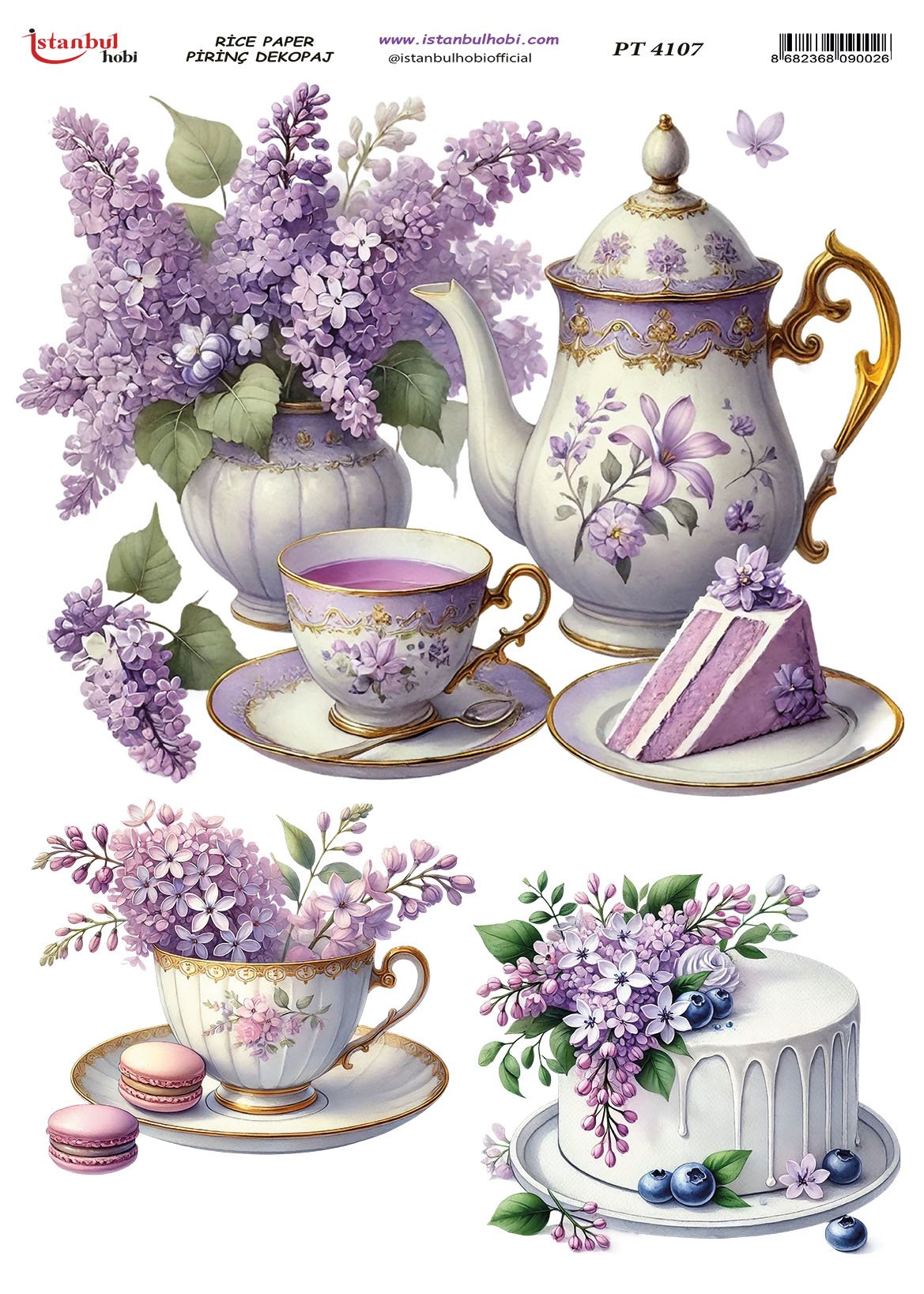 Pirinç Dekopaj Kağıdı 30x42cm PT-4107