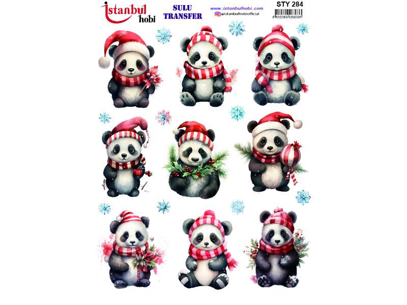 Yılbaşı Sulu Transfer Kağıdı 25x35cm STY-284