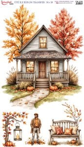 Ütü İle Rub On Transfer 30x50cm CK276