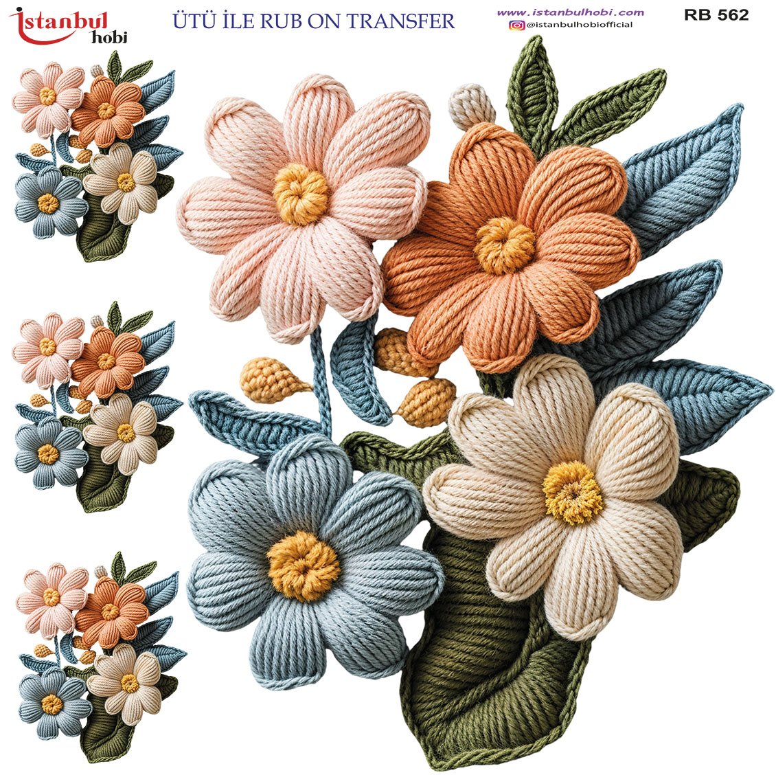 Ütü İle Rub On Transfer 30x30cm RB562