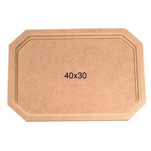 Ahşap Büyük Diktörtgen Tepsi  40x30cm T702