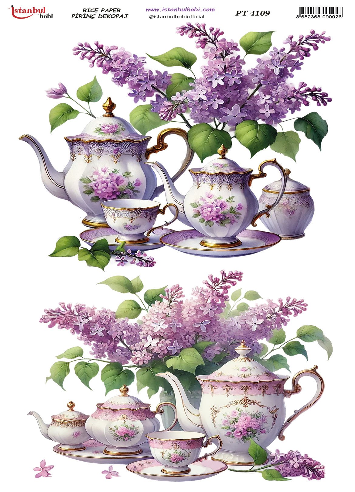 Pirinç Dekopaj Kağıdı 30x42cm PT-4109