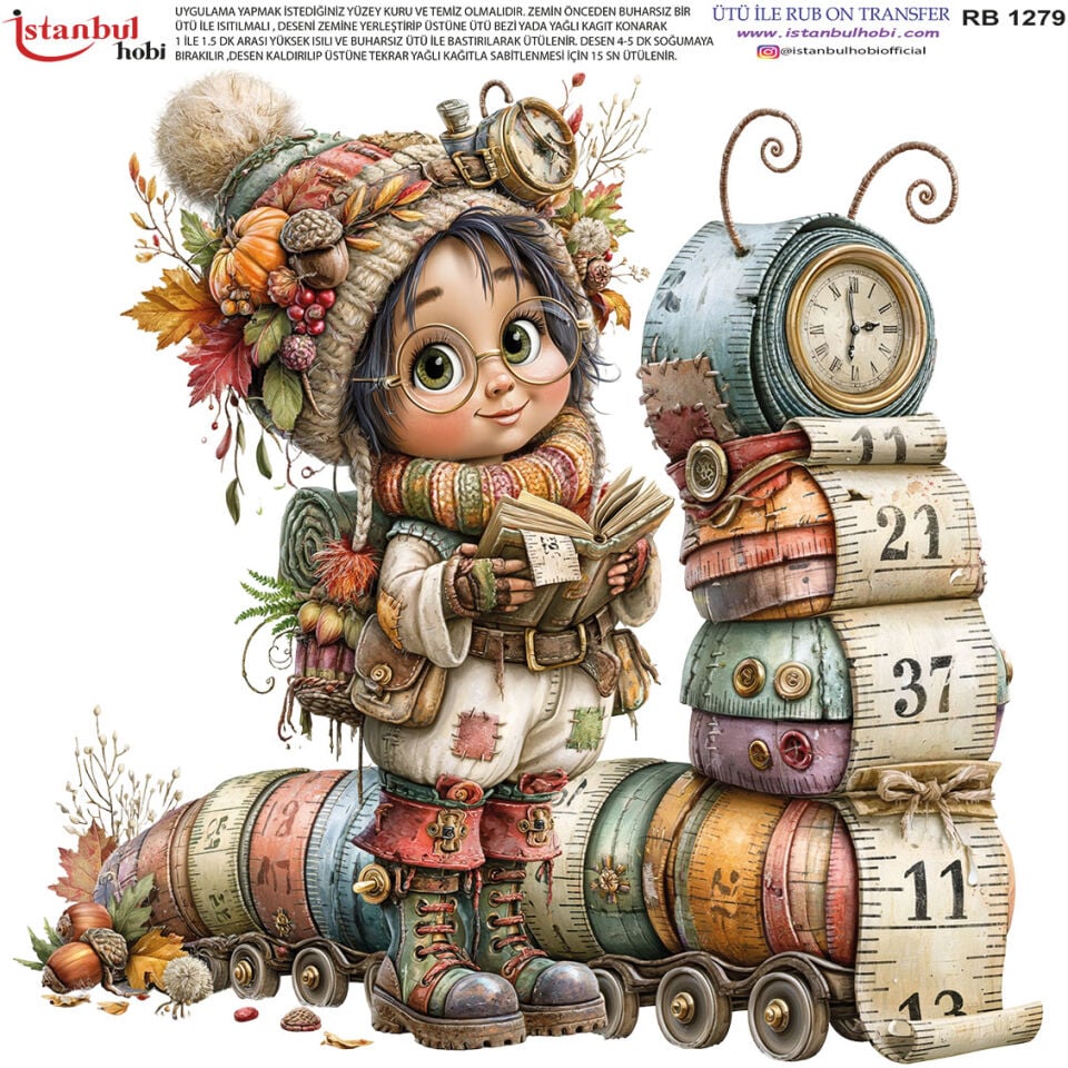 Ütü İle Rub On Transfer 30x30cm RB1279