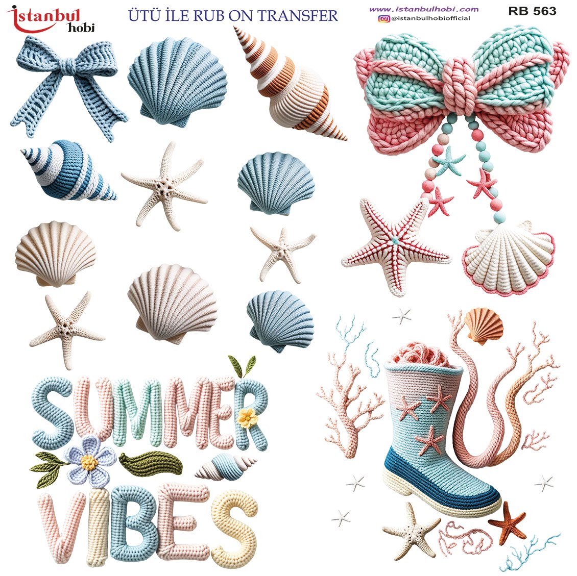 Ütü İle Rub On Transfer 30x30cm RB563