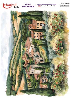 Sulu Transfer Kağıdı 25x35cm ST-1805