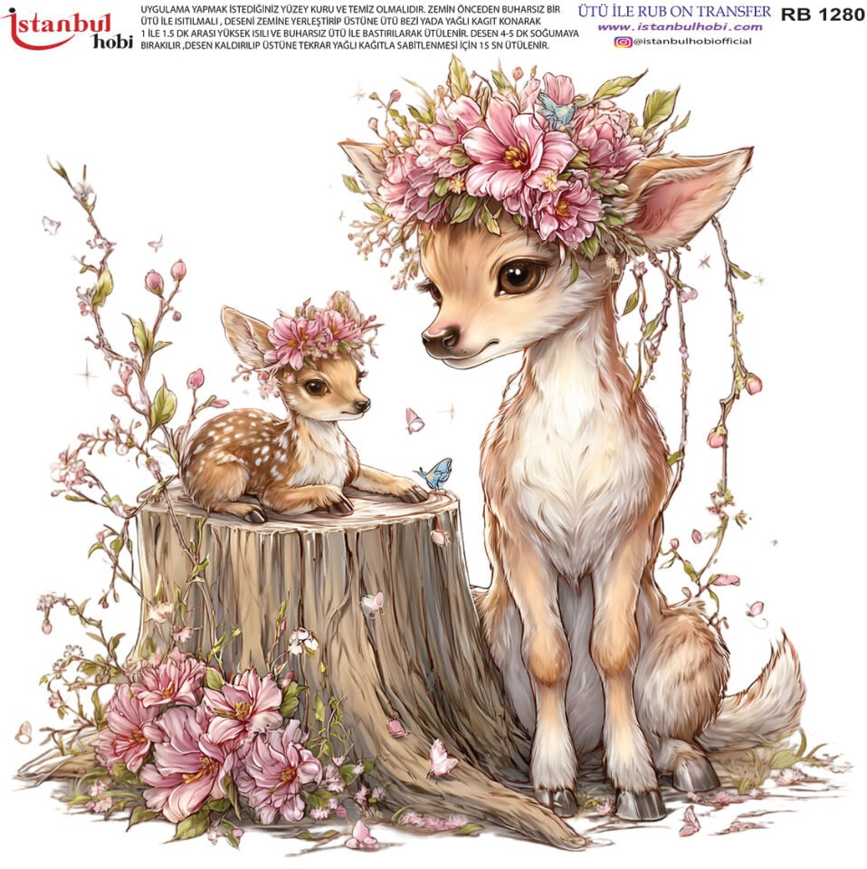 Ütü İle Rub On Transfer 30x30cm RB1280