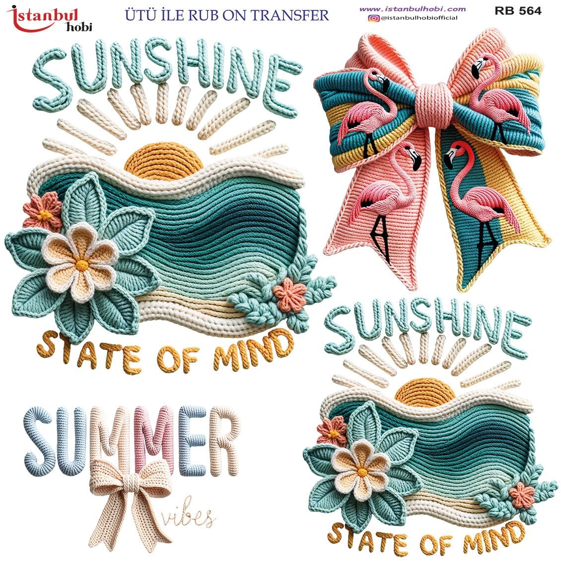 Ütü İle Rub On Transfer 30x30cm RB564