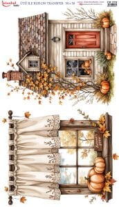 Ütü İle Rub On Transfer 30x50cm CK279