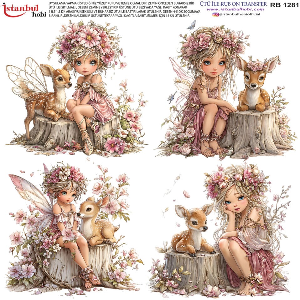 Ütü İle Rub On Transfer 30x30cm RB1281