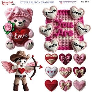 Ütü İle Rub On Transfer 30x30cm RB565