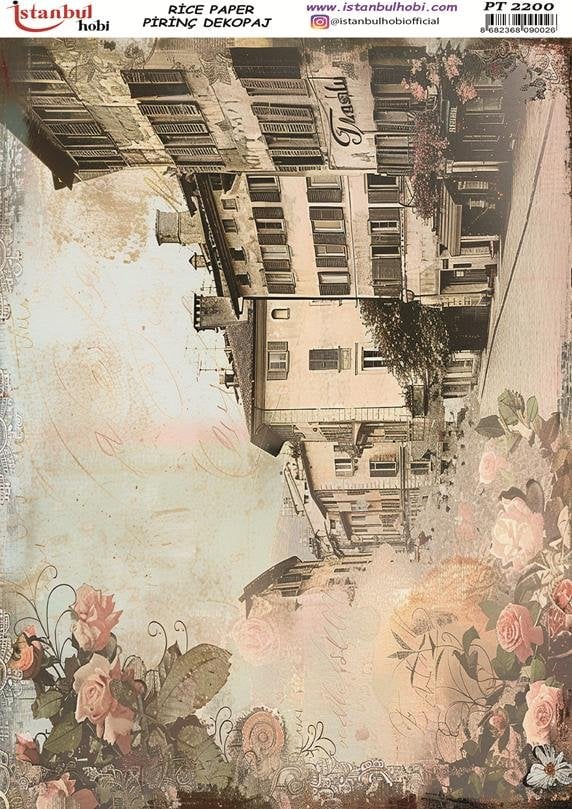 Pirinç Dekopaj Kağıdı 30x42cm PT-2200