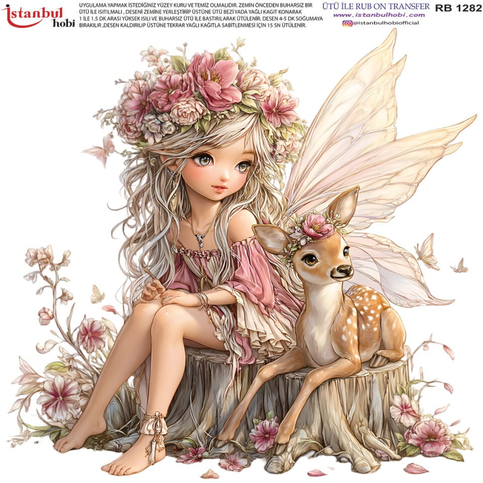 Ütü İle Rub On Transfer 30x30cm RB1282