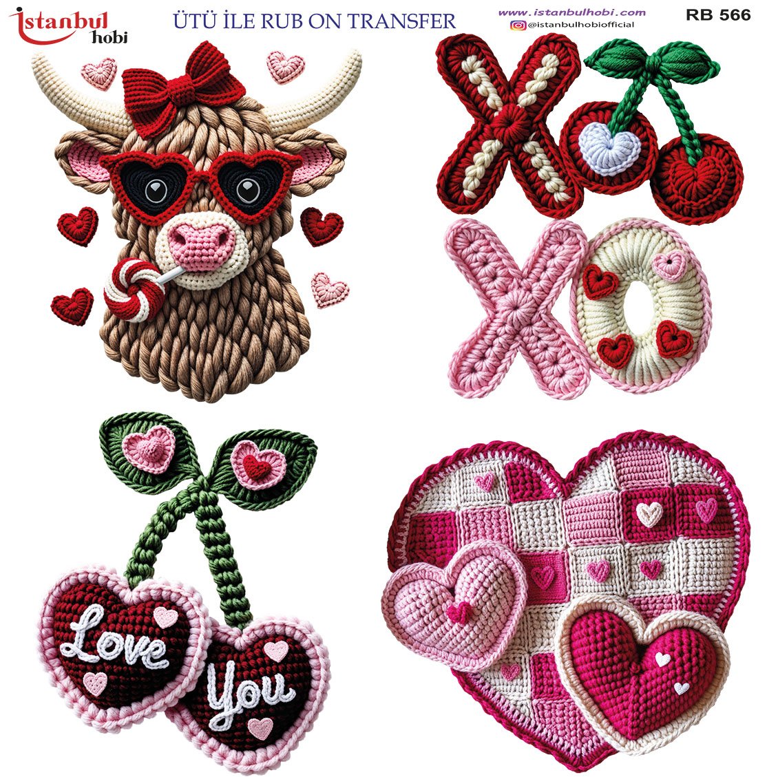 Ütü İle Rub On Transfer 30x30cm RB566