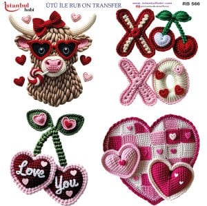 Ütü İle Rub On Transfer 30x30cm RB566