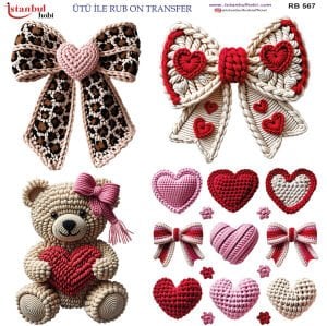 Ütü İle Rub On Transfer 30x30cm RB567