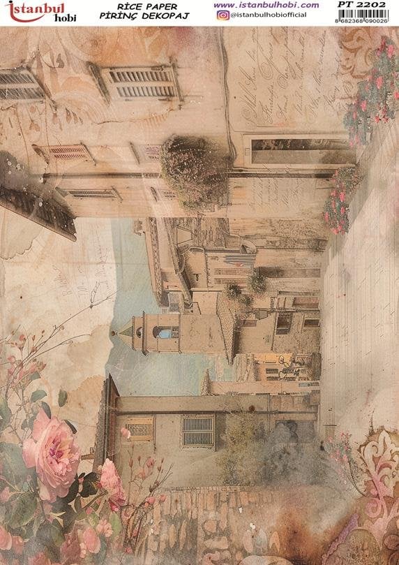 Pirinç Dekopaj Kağıdı 30x42cm PT-2202