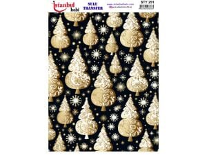 Yılbaşı Sulu Transfer Kağıdı 25x35cm STY-291