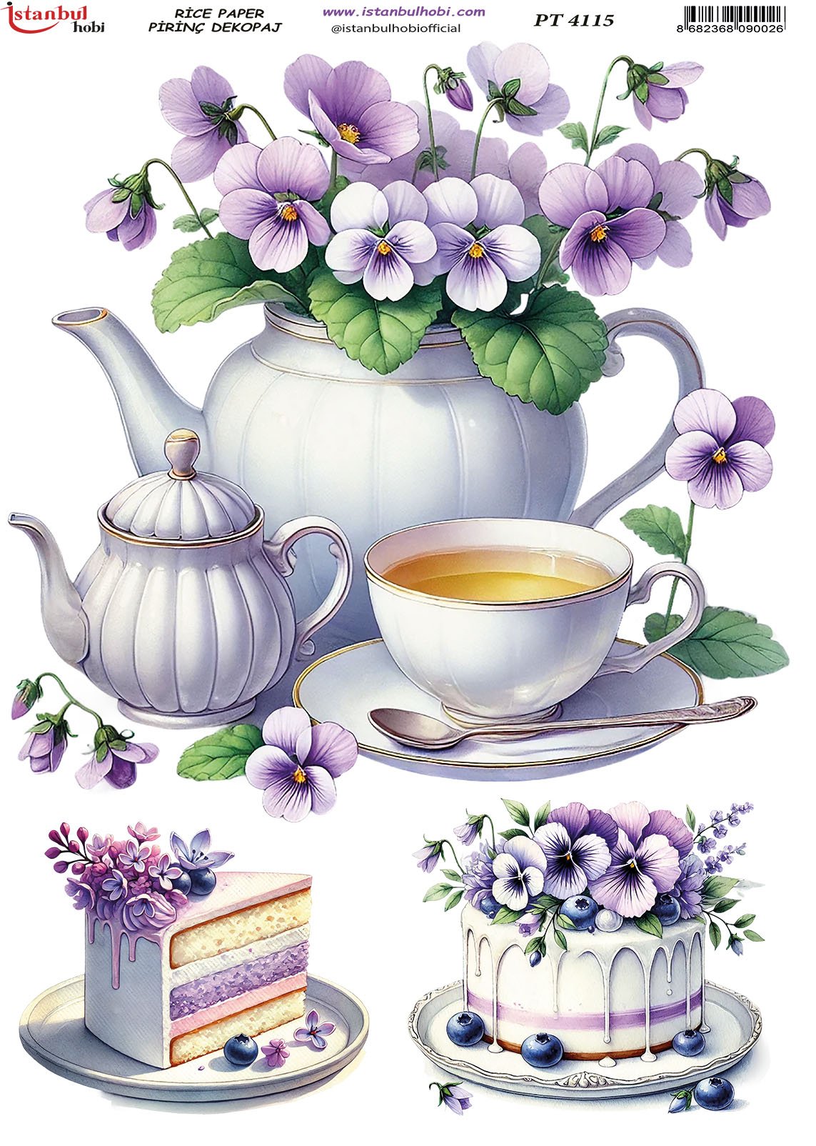 Pirinç Dekopaj Kağıdı 30x42cm PT-4115