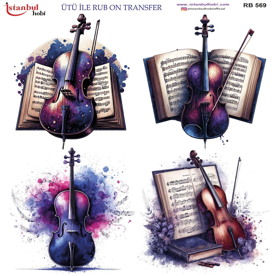 Ütü İle Rub On Transfer 30x30cm RB569