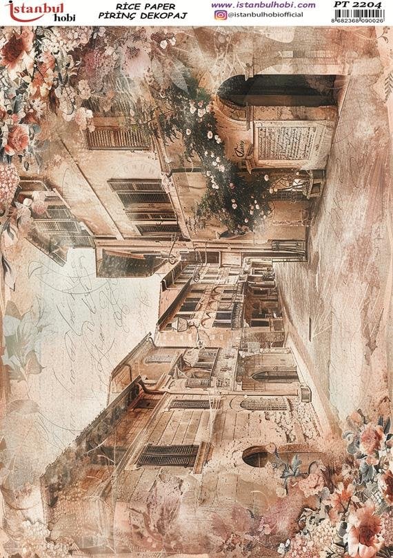 Pirinç Dekopaj Kağıdı 30x42cm PT-2204