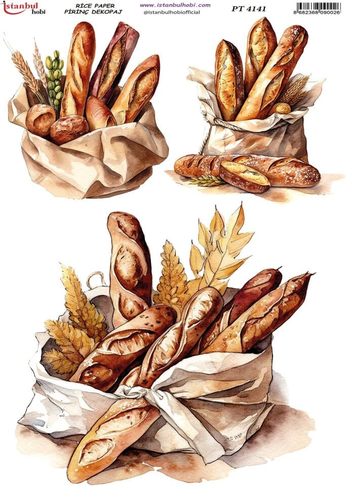 Pirinç Dekopaj Kağıdı 30x42cm PT-4141