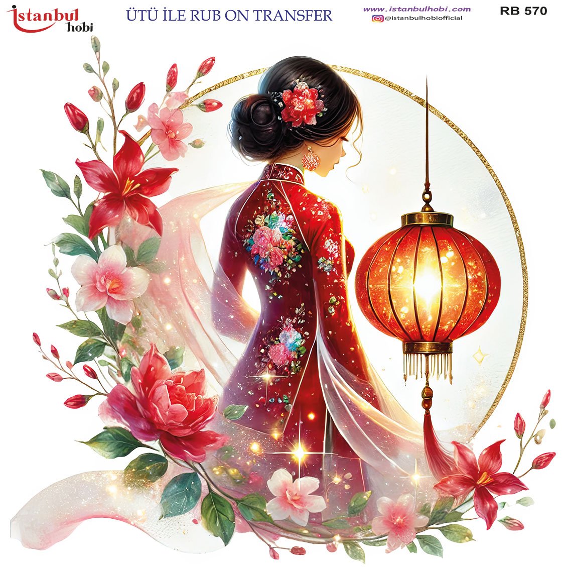 Ütü İle Rub On Transfer 30x30cm RB570