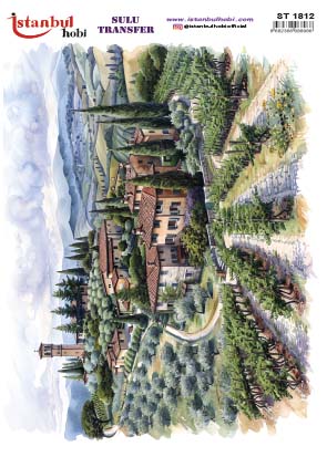 Sulu Transfer Kağıdı 25x35cm ST-1812