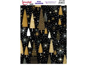 Yılbaşı Sulu Transfer Kağıdı 25x35cm STY-293
