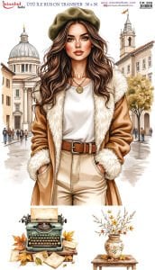 Ütü İle Rub On Transfer 30x50cm CK285